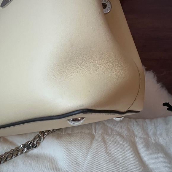 Fendi DotCom Faces Convertible Small Yellow Satchel - Picture 8 of 12